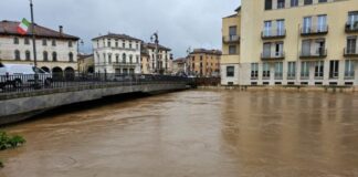 Ore 14.30 – Bacchiglione in calo dopo la piena a 5.05 metri