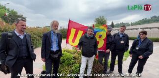TPL e sciopero autoferrotranvieri SVT: intervista video a Massimo D’Angelo (USB) sui motivi della lotta per migliorare le condizioni lavorative Autoferrotranvieri SVT in sciopero con USB: intervista a D'Angelo