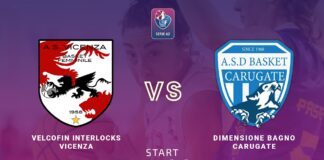 Basket A2 femminile, la Velcofin Interlocks Vicenza a Carugate per gara-2: obiettivo chiudere la serie Velcofin Interlocks Vicenza - Carugate gara 1