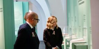 2 Giugno, Meloni e Sangiuliano a mostra su Mazzini al Vittoriano – Foto
