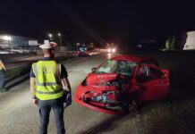 San Vito di Leguzzano, Polizia Locale Alto Vicentino: scontro frontale con prognosi riservata per un conducente e codice giallo per l’altra