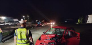 San Vito di Leguzzano, Polizia Locale Alto Vicentino: scontro frontale con prognosi riservata per un conducente e codice giallo per l’altra