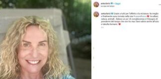 Antonella Clerici torna a casa: “Va meglio, ma ora mi fermo per un po’”