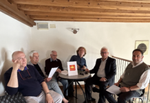 “Associazione Giacomo Matteotti di Vicenza”: dopo il centenario del suo assassinio per mano fascista, proseguirà a farne conoscere la figura “Associazione Giacomo Matteotti di Vicenza”. da sinistra Ferrio, i due Veronese, Creazzo, Tosetto e Fantò