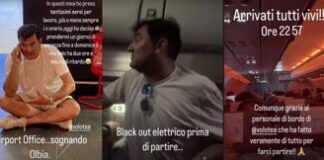 Black out in aereo prima del decollo, Max Giusti tra i passeggeri: “Stiamo calmi sennò ci facciamo male”