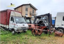 Discarica abusiva di rifiuti a Trissino, Guardia di Finanza sequestra area in officina meccanica Discarica abusiva rifiuti Trissino