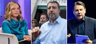 Europee, l’analisi: sul web Meloni fa il pieno di mentions, Salvini e Conte i più divisivi