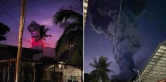 Filippine, erutta il vulcano Kanlaon: nube di cenere di 5 km nel cielo – Video