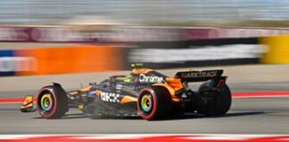 Gp Spagna, Norris in pole e Ferrari in terza fila