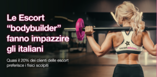 Le Escort “bodybuilder” fanno impazzire gli italiani: quasi il 20% dei clienti preferiscono fisici scolpiti Le Escort bodybuilder