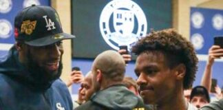 LeBron James giocherà col figlio, Lakers scelgono Bronny al draft Nba