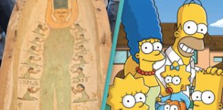 Marge Simpson appare su un sarcofago egizio di tremila anni fa