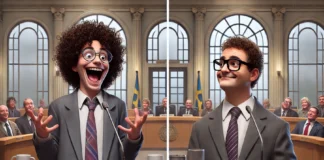 Battibecco a distanza di Rucco, ex sindaco di Vicenza, con Possamai, attuale primo cittadino. Il tratto comune: l’amore per le coccole Possamai e Rucco in consiglio comunale: il sorriso può far bene alla politica (immagine realizzata con con l'AI)