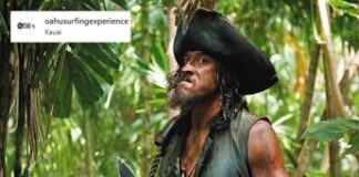 Tamayo Perry, attore dei Pirati dei Caraibi muore per un attacco di uno squalo