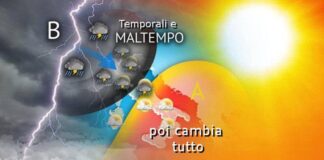 Ciclone sopra l’Italia, ancora maltempo al Centro-Nord: ma da giovedì cambia tutto maltempo