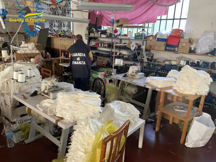 guardia di finanza treviso tutela del made in italu Aziende tessili Trevigiano