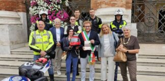 Tappa vicentina per la moto staffetta di “Caschi Rossi” contro la violenza di genere
