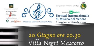 Ad Ancignano il 20 giugno la tappa vicentina del Festival Internazionale di Musica del Veneto la locandina del festival che fa tappa ad Ancignano