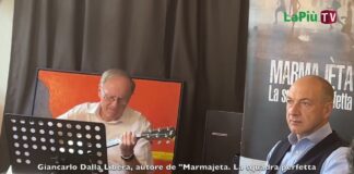 “Marmajeta. La squadra perfetta”: narra e canta l’autore Giancarlo Dalla Libera al Bistrot del Tennis, dove è protagonista anche la “voce” di Cino Marmajeta. La squadra perfetta, l'autore Giancarlo Dalla Libera con "Cino" Marcellino Vicari