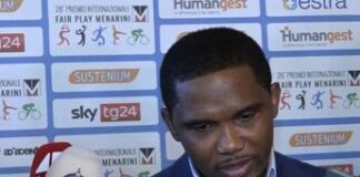 Fair Play Menarini, Eto’o: “Rispetto per gli avversari sempre stato centrale per me”