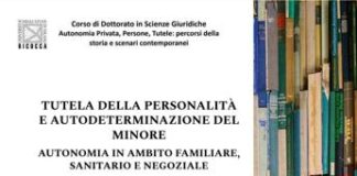 Famiglia, alla Bicocca dialogo con magistrato A. Gatto su autodeterminazione del minore