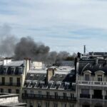 Francia, maxi incendio in palazzo in centro a Parigi