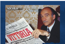 Meloni: «Certi giornali ispirano critiche UE all’Italia su libertà di stampa». Lei è una giornalista professionista, scuola de Il Secolo d’Italia L'immagine di Giorgio Almirante come promozione degli abbonamenti a Il Secolo d'Italia, dove si formò Giorgia Meloni come giornalista