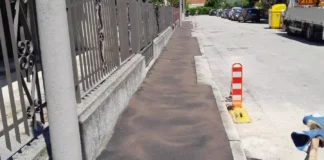 Vicenza, Amcps sistema marciapiedi e abbatte barriere architettoniche marciapiedi vicenza
