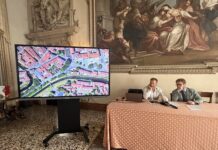 Messa in sicurezza ex Macello, sindaco Possamai e arch. Stocco: fondazione privata Pielle 24 finanzia struttura in legno e acciaio Messa in sicurezza ex Macello di Vicenza, la illustrano l'architetto Alberto Stocco e il sindaco Giacomo Possamai