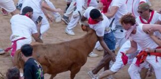 Pamplona, 6 feriti nel primo giorno della corsa dei tori