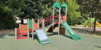 Parchi gioco a Vicenza, assessore Spiller: conclusi i lavori di riqualificazione da 950.000 euro, installate 32 nuove giostre in 22 aree Uno dei parchi gioco di Vicenza