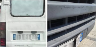 Polizia locale di Vicenza ferma veicolo con targa contraffatta in tre pezzi da scambiare. Proprietario sanzionato, conducente in via di identificazione Veicolo con targa contraffatta individuato dalla Polizia locale di Vicenza