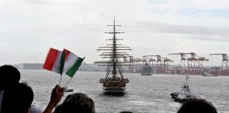 63 mila visitatori per tappa Tokyo tour nave Vespucci, 25 mila le visite a bordo
