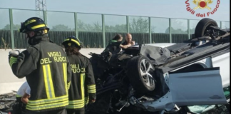 Incidente in A4, 10 auto coinvolte e 5 feriti tra Meolo e San Doná in direzione Trieste al chilometro 424 Incidente in A4