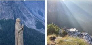 Sottratta la Madonnina del Col Menador: Presidente Zaia condanna l’atto vandalico e invita al rispetto della spiritualità montanara La madonna di Col Menador, prima e dopo (Foto dal sito di Radio Più)