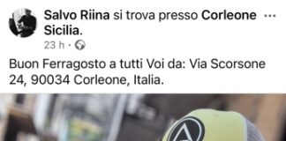 La sfida di Riina jr allo Stato con un post sui social In un post la sfida di Riina jr allo Stato