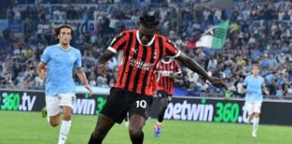 Lazio-Milan 2-2, Leao evita la crisi rossonera