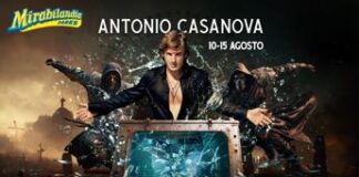 Mirabilandia, torna la magia: Antonio Casanova in scena con ‘Breathless – La Sfida della Paura’