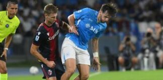 Napoli-Bologna 3-0, Conte cala il tris: prima vittoria