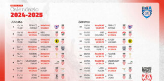 Rangers Rugby Vicenza, pubblicato il calendario 2024-2025 Serie A Elite Rangers Rugby Vicenza calendario