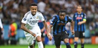 Supercoppa, Real Madrid-Atalanta 2-0. Ai blancos questo trofeo, il quinto per il record di Ancelotti