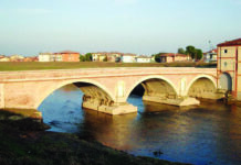 Difesa idraulica, lavori per 1.300.000 euro sul Tesina a Torri di Quartesolo e a Bolzano Vicentino ponte sul Tesina a Torri di Quartesolo, dove sono state effettuate opere di difesa idraulica