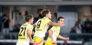 Verona-Juve 0-3, doppietta Vlahovic e gol di Savona: bianconeri primi da soli