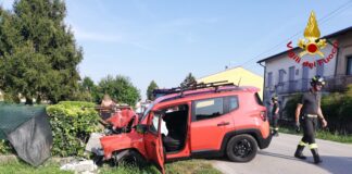 Pozzoleone, auto travolge cancello: ferito il proprietario dell’abitazione incidente pozzoleone