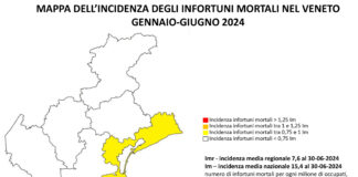 Morti sul lavoro, a metà anno in Italia situazione drammatica. Il Veneto la regione più sicura morti sul lavoro, veneto regione più sicura