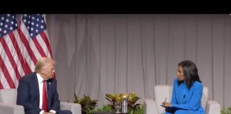 L’intervista a Trump delle giornaliste della National Association of Black Journalists: una lezione di fact-checking… bloccata dopo mezzora Donald Trump intervistato alla National Association of Black Journalists dalle giornaliste Rachel Scott di ABC, Kadia Goda di Semafor e Harris Faulkner della Fox