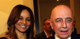 Adriano Galliani sposerà domani la sua Helga Costa a Monza