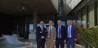 BVR Banca Veneto Centrale, Cda approva semestrale con utili di 36,2 milioni e raccolta in crescita del 5,74% BVR Banca del Veneto Centrale da sinistra Giovanni Iselle (Condirettore), Flavio Stecca (Vicepresidente Vicario), Maurizio Salomoni Rigon (Presidente) e Claudio Bertollo (Direttore Generale)
