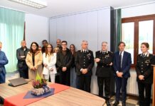 Cerimonia di intitolazione della Sala riunioni del Nucleo Carabinieri Forestale di Asiago all’App. Sc. Q.S. Martini Devy Cerimonia di intitolazione della Sala riunioni del Nucleo Carabinieri Forestale di Asiago all'App. Sc. Q.S. Martini Devy