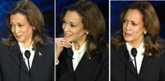 Harris e il dibattito, smorfie e risate contro Trump – Video